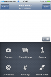 Twitter for iPhone Hidden Menu